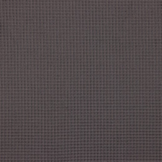 Baumwolle | uni | Waffle Piqué | dunkelgrau