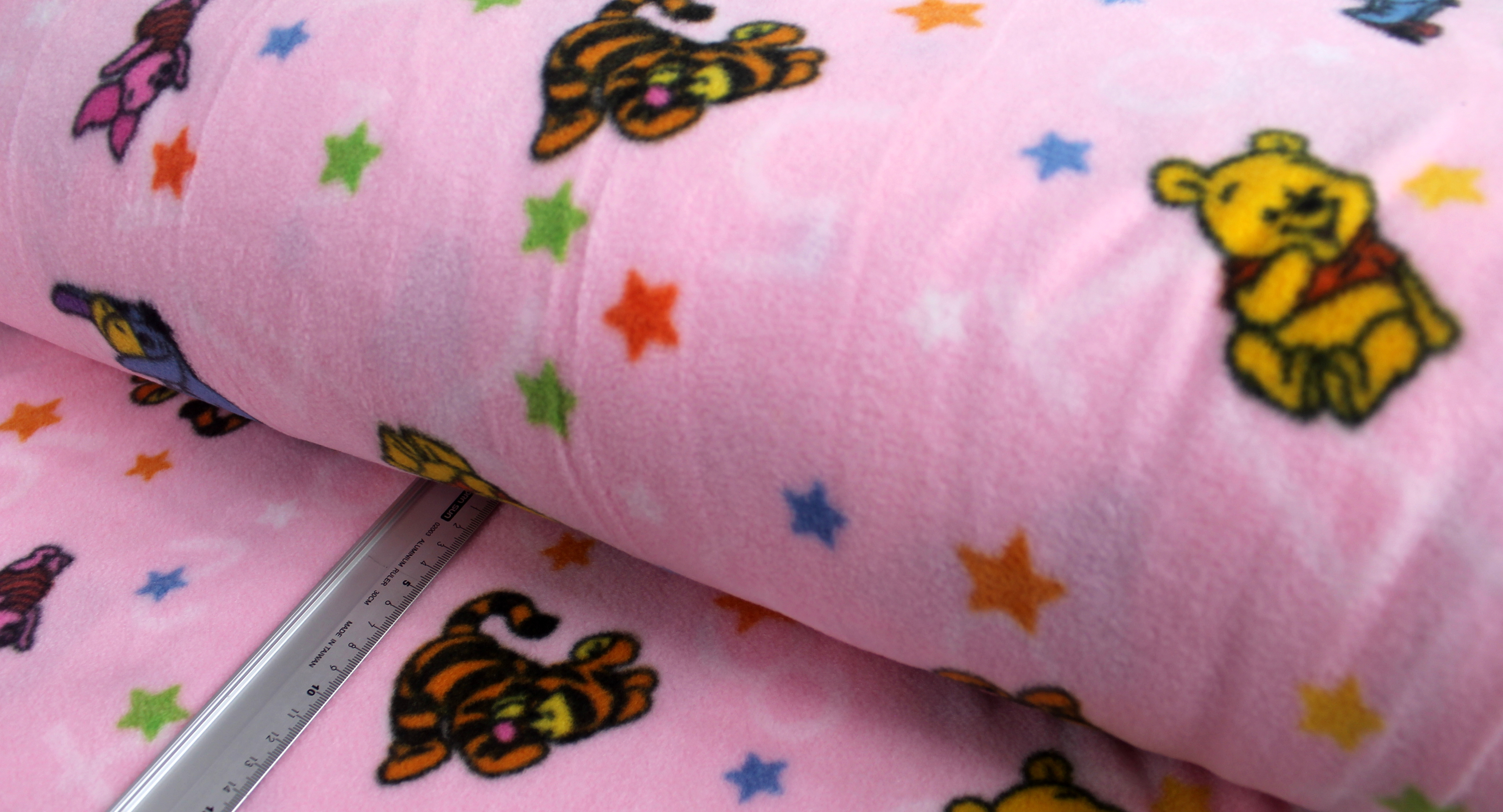 Wellnessfleece | bedruckt | Baby Pooh | rosa