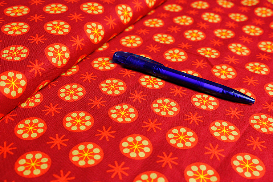 beschichtete Baumwolle / Wachstuchstück | lilli blomma | candybird | rot