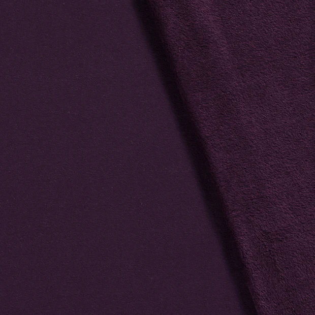 Alpenfleece | uni | aubergine