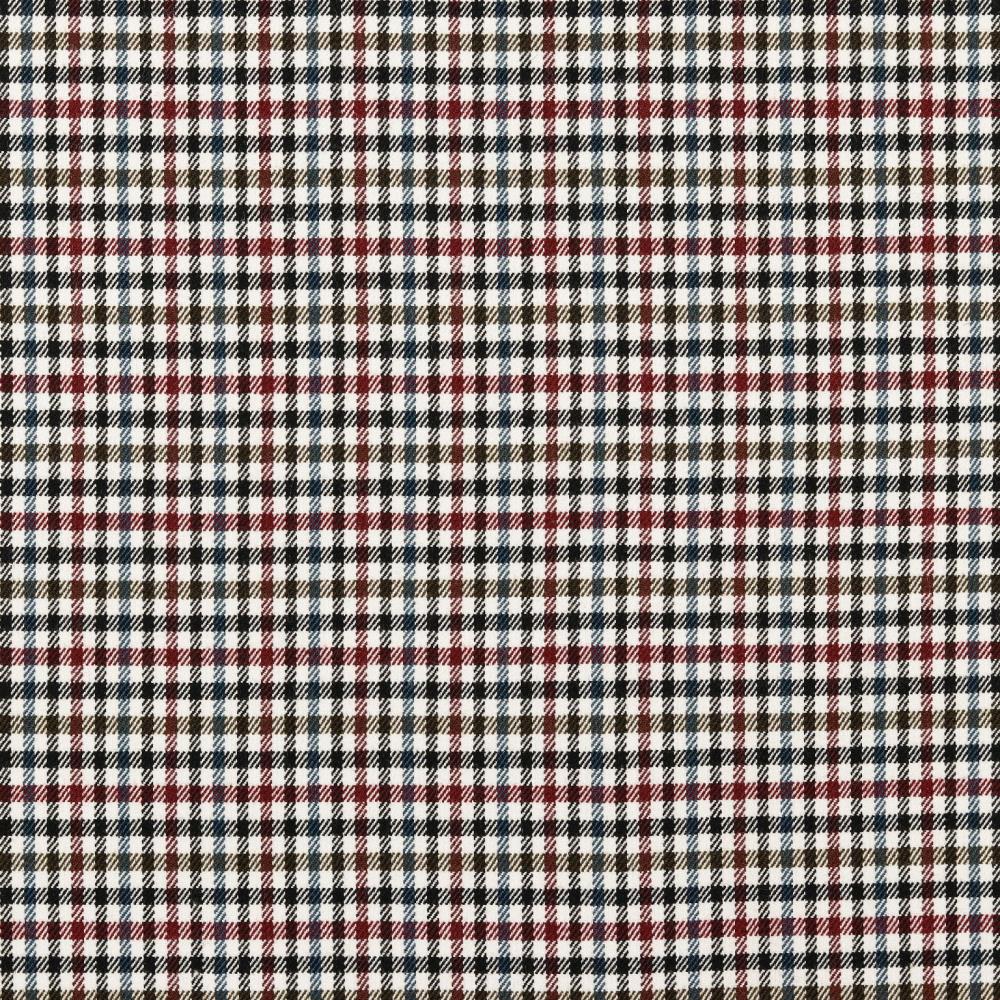 Tartan check |  off-white/petrol/bordeaux