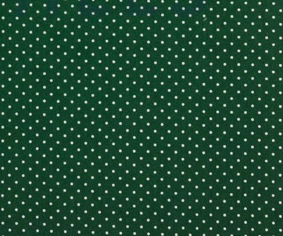 Baumwolle | bedruckt | 1mm Punkte | dunkelgrün/weiss