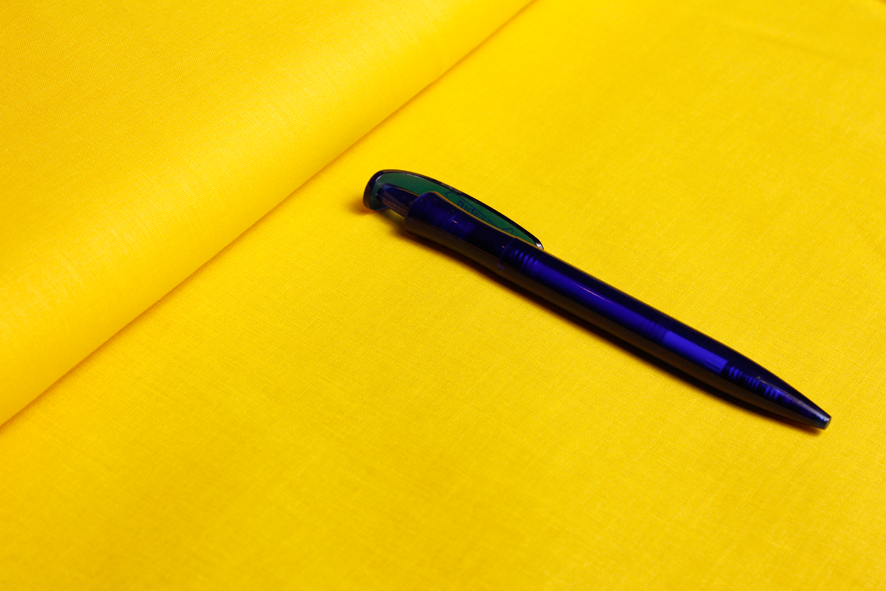 Baumwolle | Uni | Candy Cotton | sonnengelb