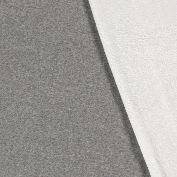 Alpenfleece | meliert | grau