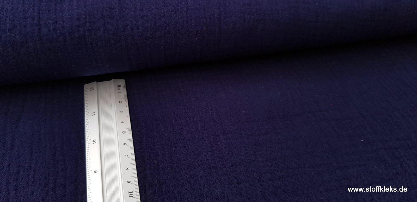 Baumwolle | double gauze/Musselin | Uni | marine