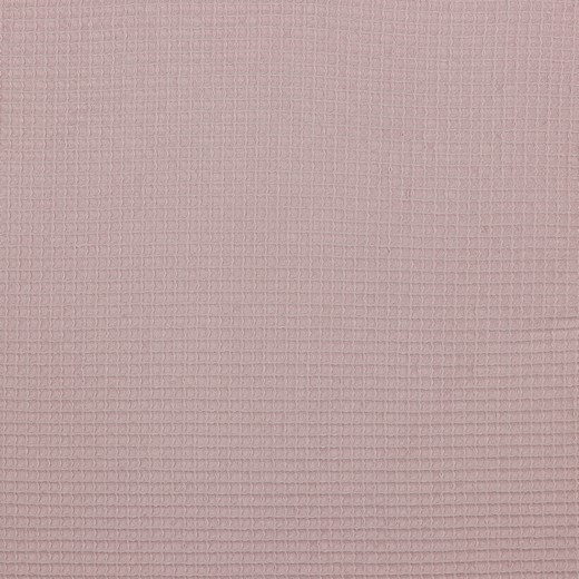 Baumwolle | uni | Waffle Piqué | altrosa